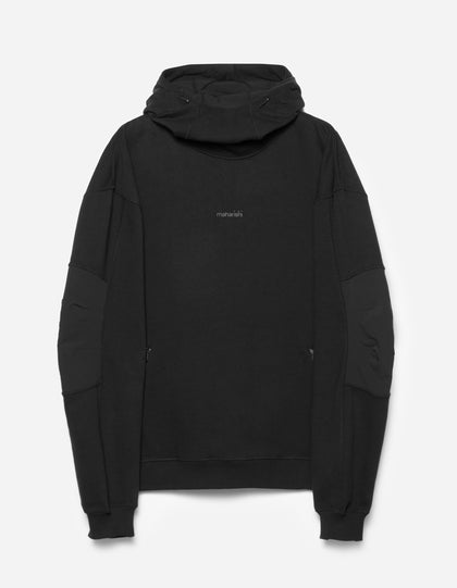 6208 Maha Reflective Hooded Sweat Black