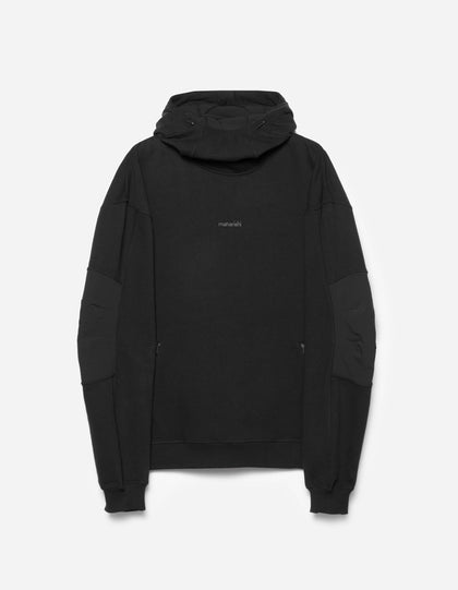 6208 Maha Reflective Hooded Sweat Black