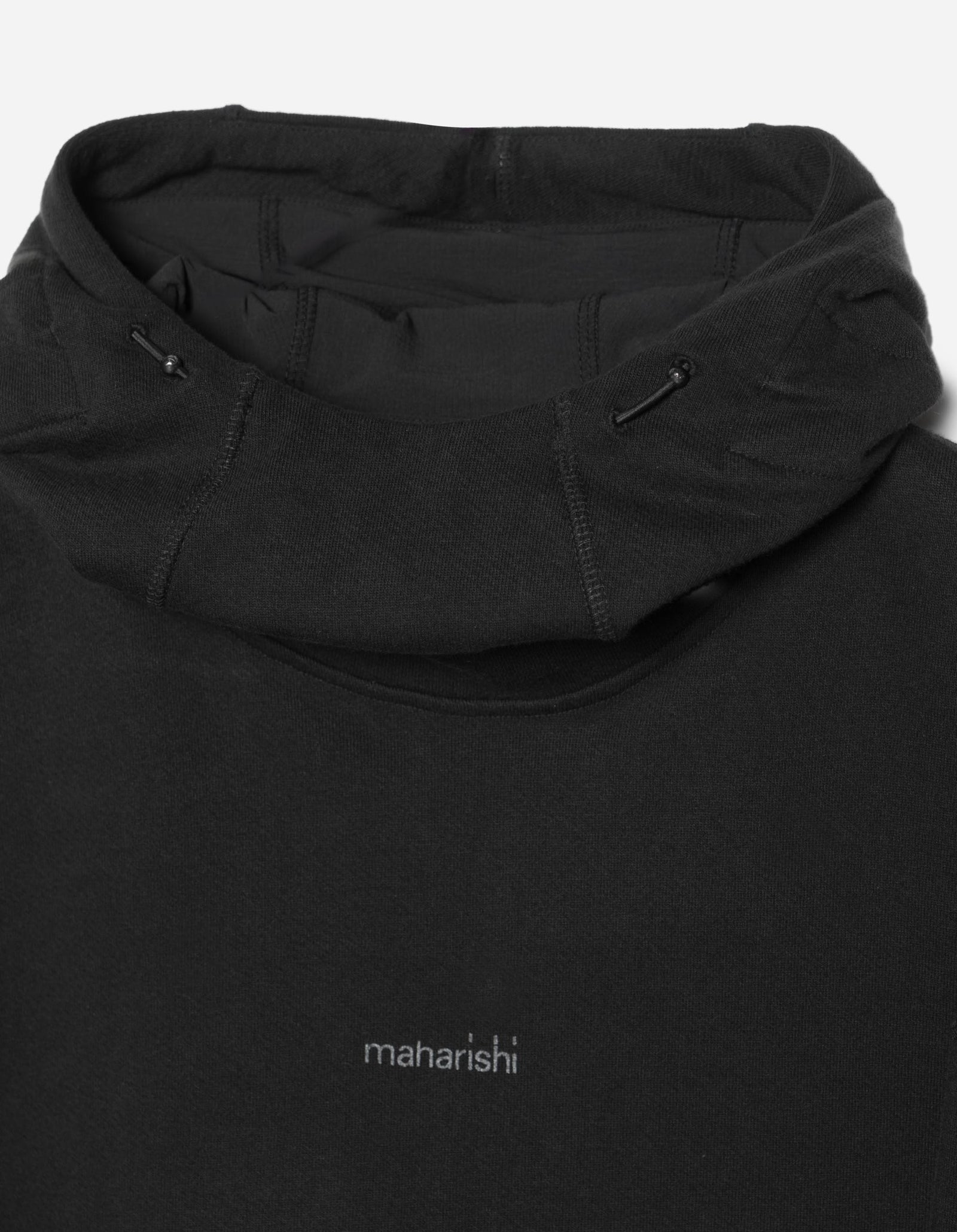 6208 Maha Reflective Hooded Sweat Black