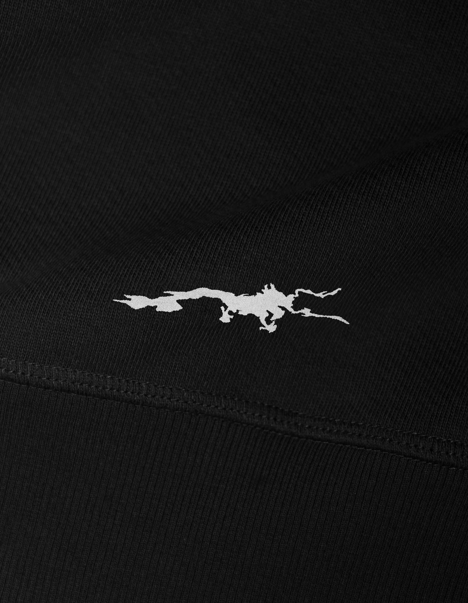 6208 Maha Reflective Hooded Sweat Black