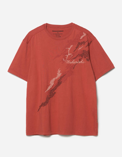 6217 Sashiko Bonsai T-Shirt Redwood