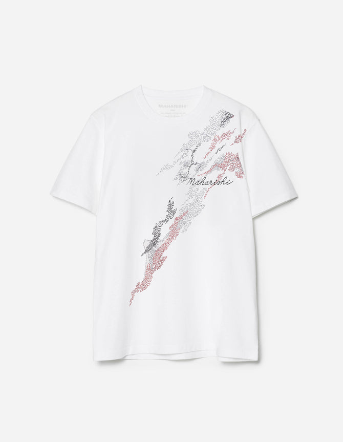 6217 Sashiko Bonsai S/S T-Shirt White