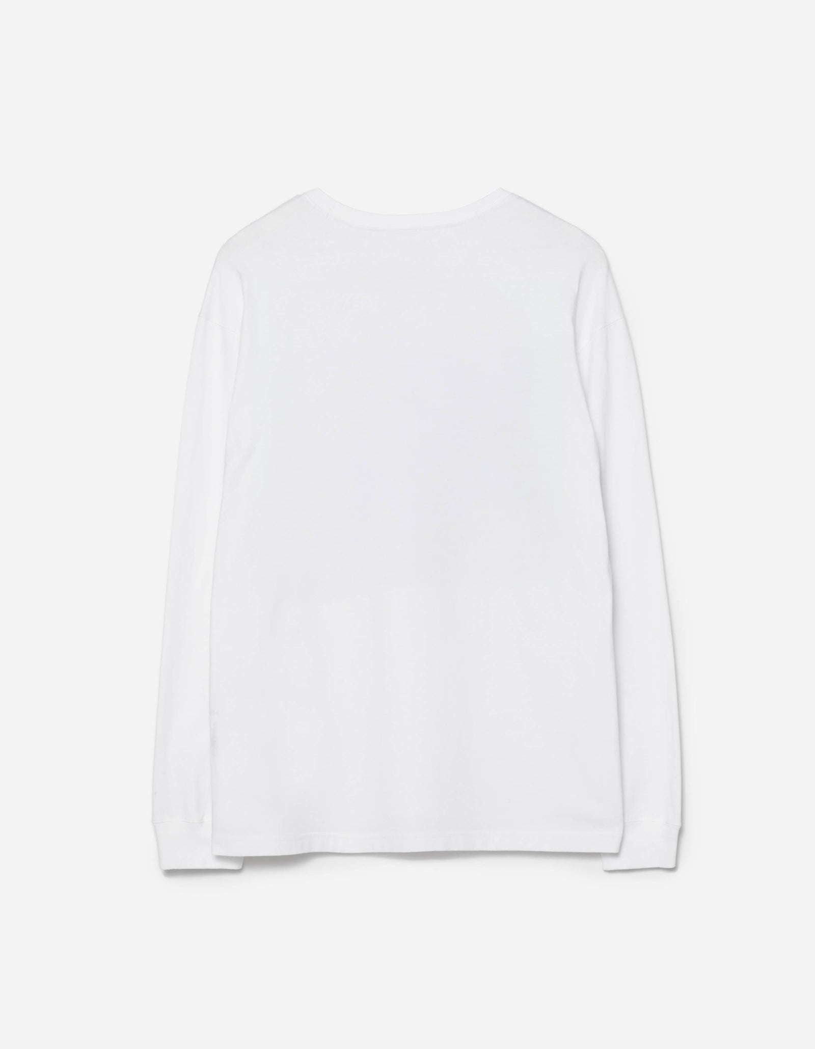 6221 Rice Stich Temple L/S T-Shirt White