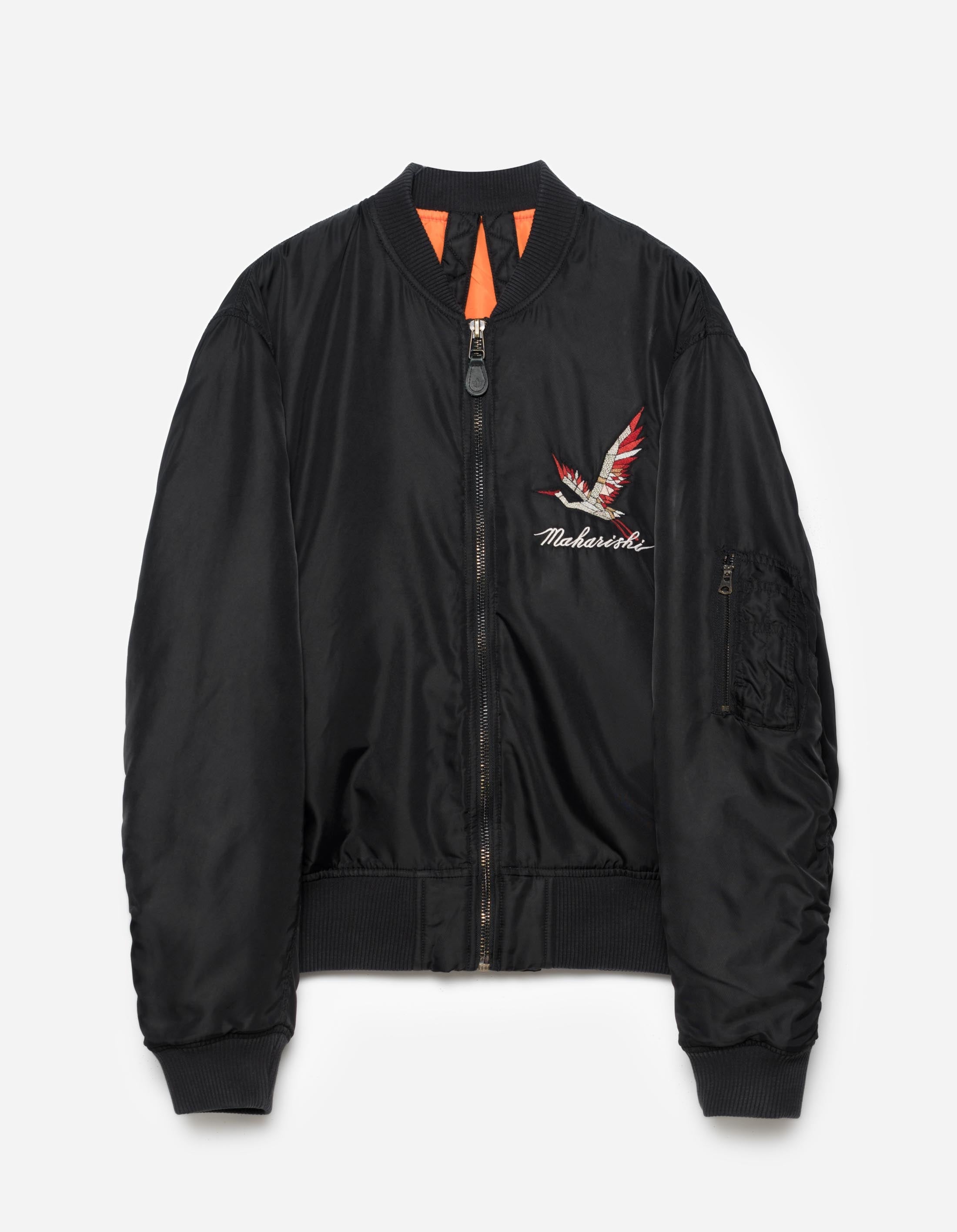 ジャケット・アウター 00s Ma-1 flight nylon jacket design Flight Nylon – Maharishi