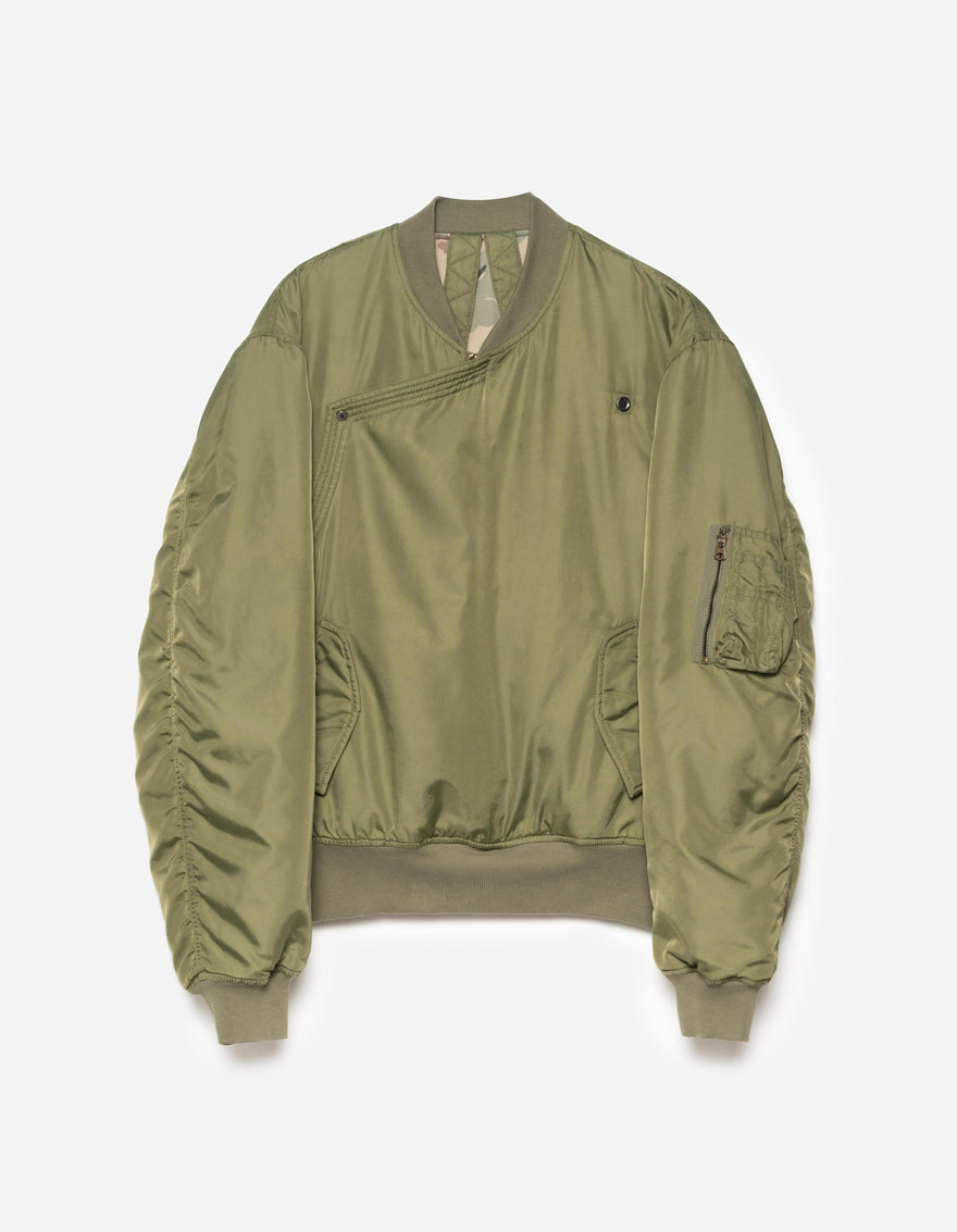 6226 3-Way Monk Flight Jacket Olive OG-107F