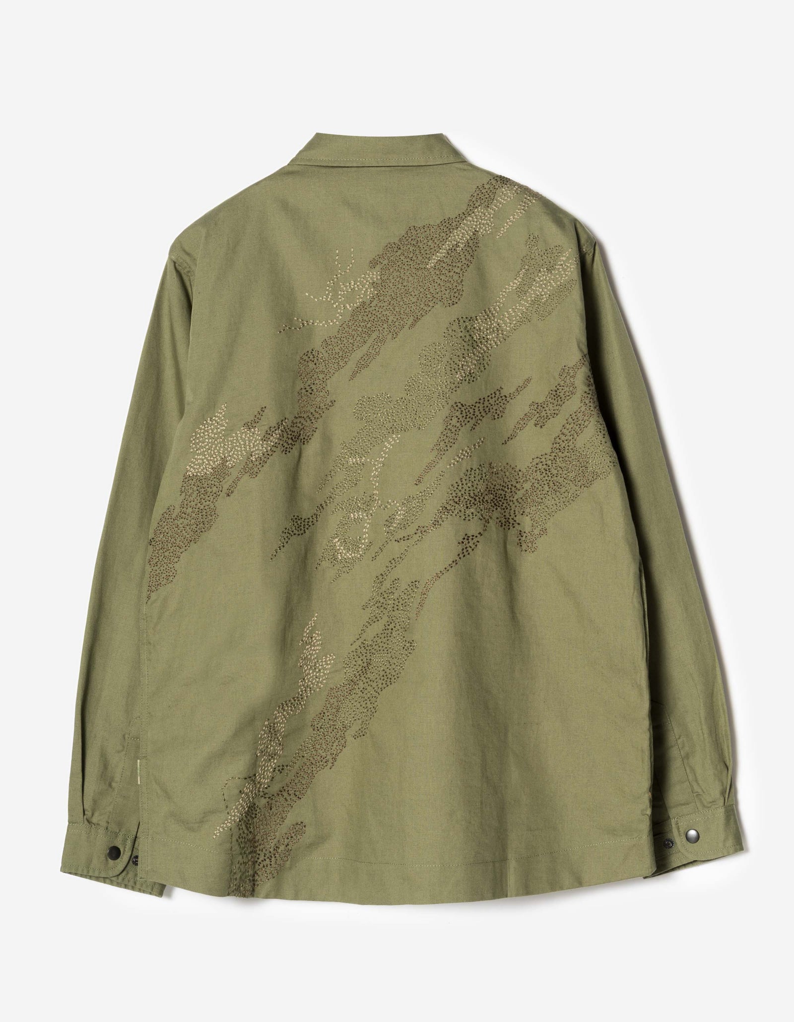 6232 M.A.L.I.C.E. Embroidered Utility Shirt Olive