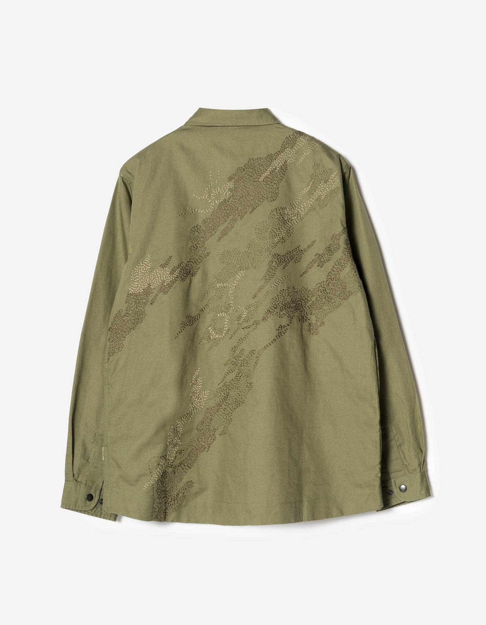 6232 M.A.L.I.C.E. Embroidered Utility Shirt Olive