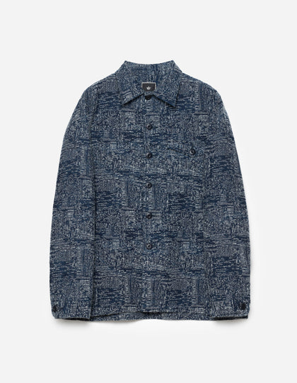 6235 Sashiko Utility Shirt Indigo