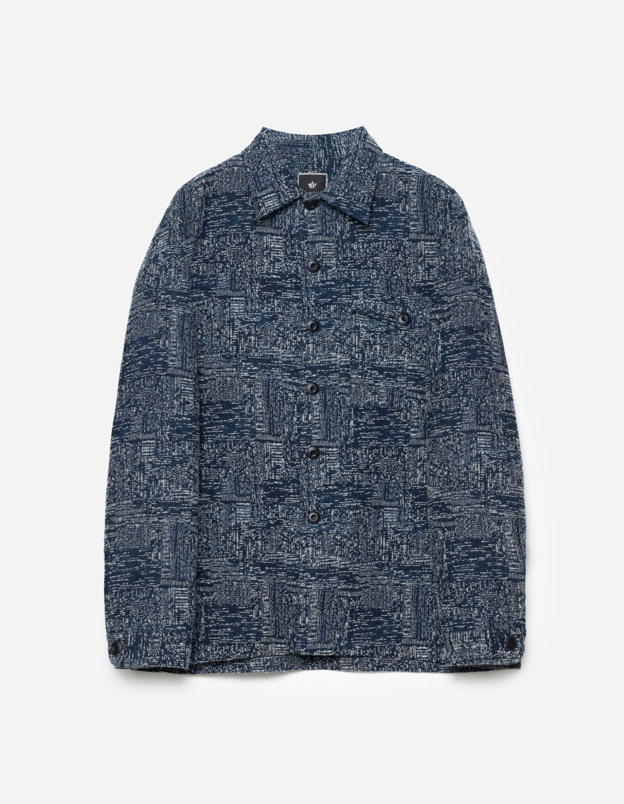 6235 Sashiko Utility Shirt Indigo