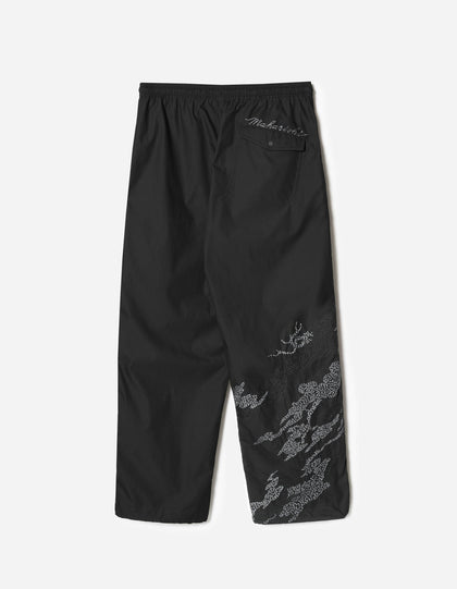 6237 Sashiko Bonsai Track Pants Black