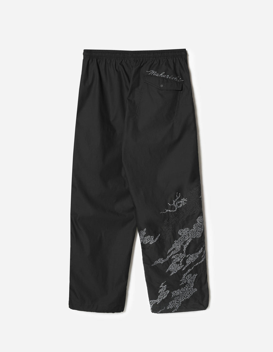 6237 Sashiko Bonsai Track Pants Black