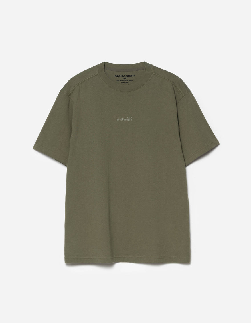 6244 Maharishi Reflective S/S T-Shirt Olive OG-107F