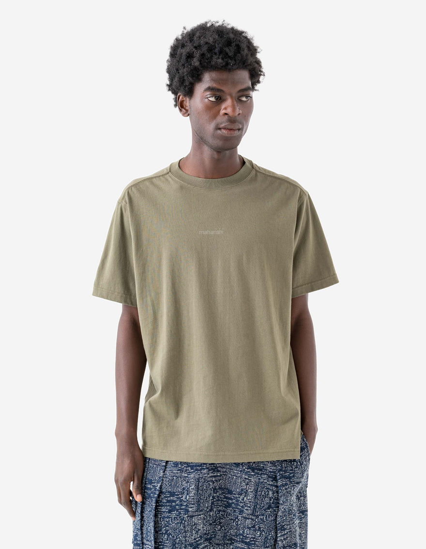 6244 Maharishi Reflective S/S T-Shirt Olive OG-107F