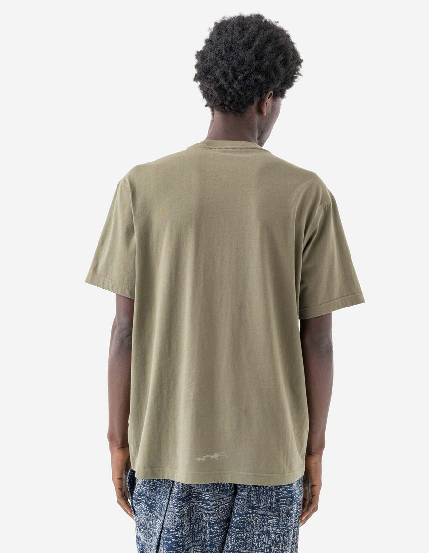 6244 Maharishi Reflective S/S T-Shirt Olive OG-107F