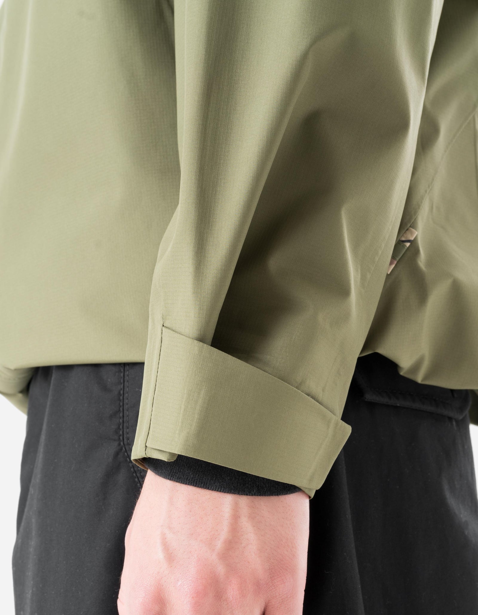 7185 Waterproof 3L Asym Storm Parka Olive OG-107F
