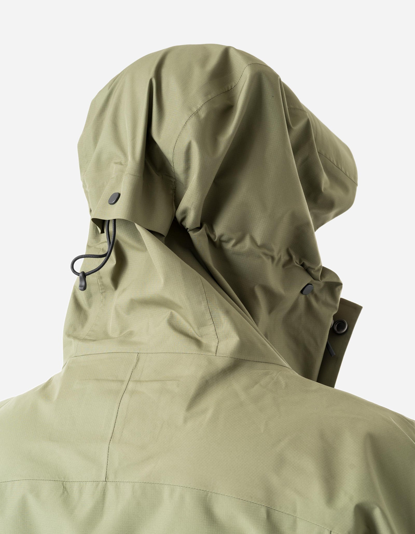 7185 Waterproof 3L Asym Storm Parka Olive OG-107F