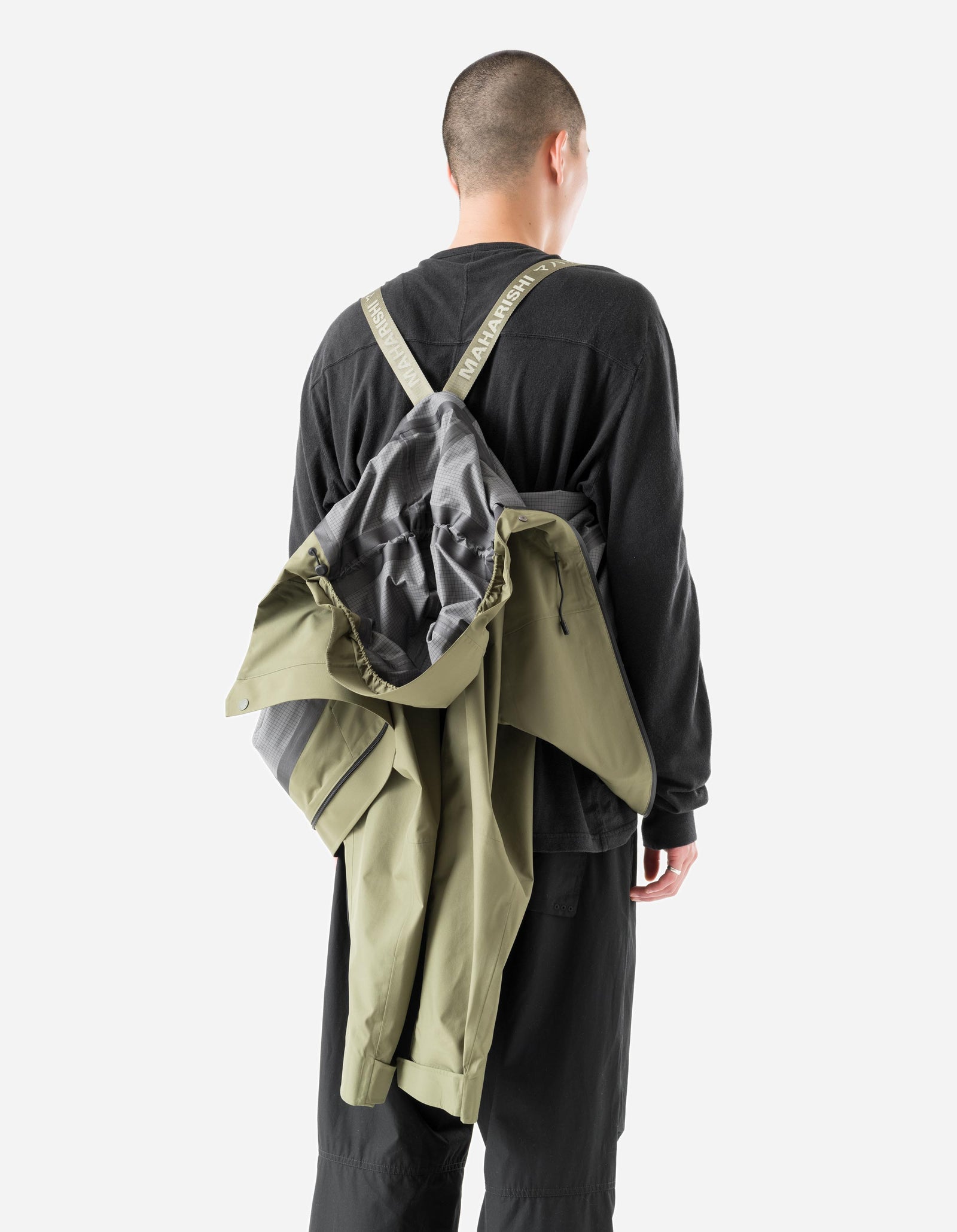 7185 Waterproof 3L Asym Storm Parka Olive OG-107F