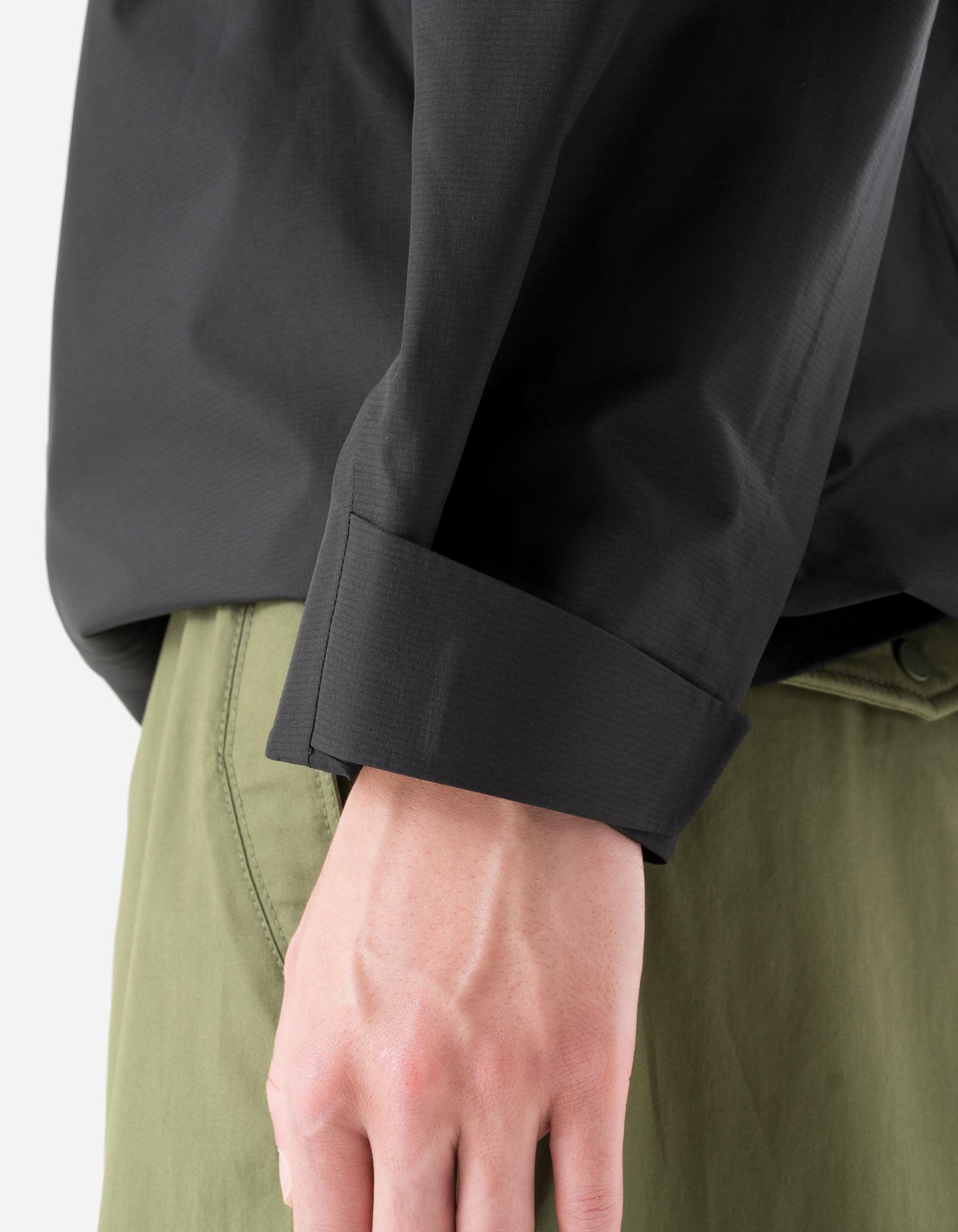 7185 Waterproof 3L Asym Storm Parka Black