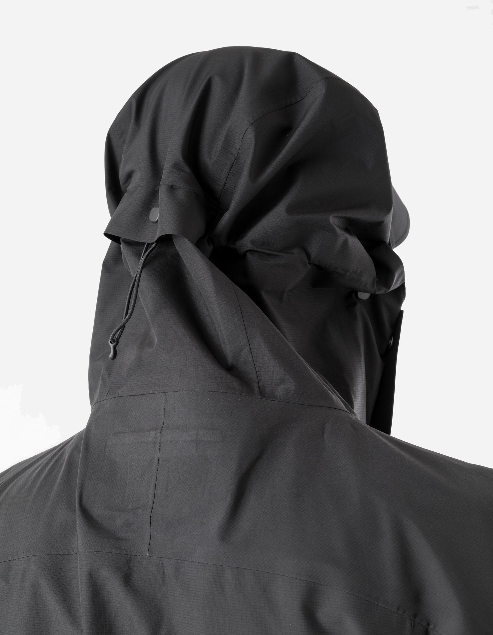 7185 Waterproof 3L Asym Storm Parka Black
