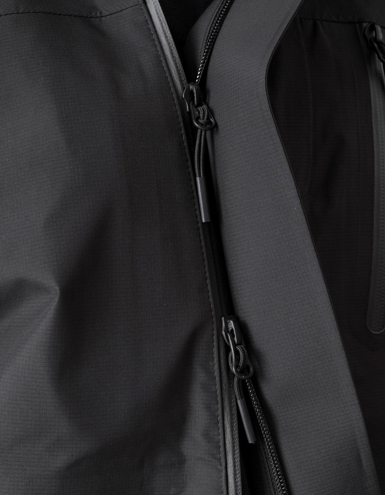 7185 Waterproof 3L Asym Storm Parka Black