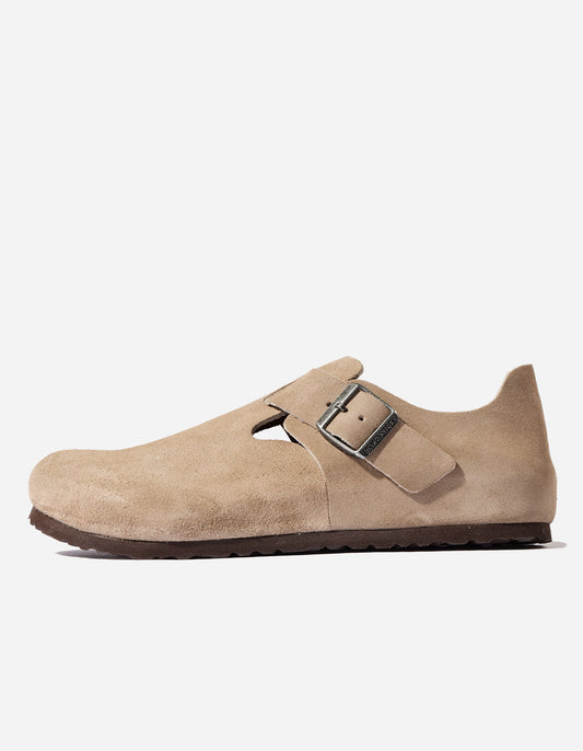 Birkenstock London SFB Suede Leather Taupe