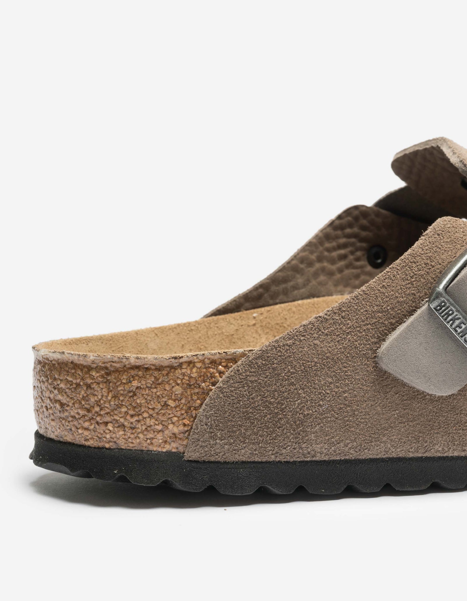 Birkenstock Boston BS Mixed Leather Concrete Gray