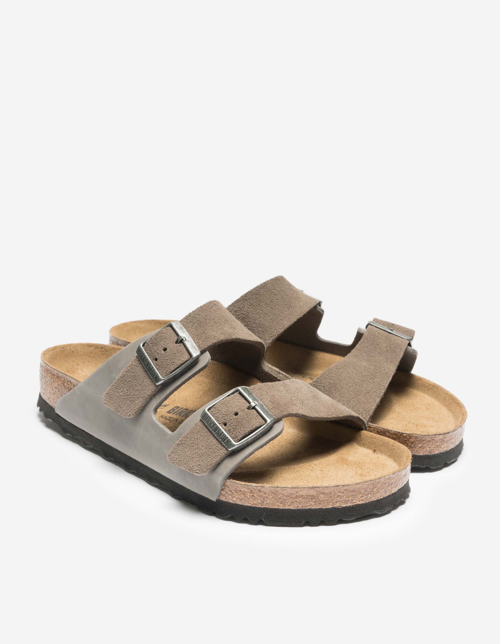 Birkenstock Arizona BS Mixed Leather Concrete Gray