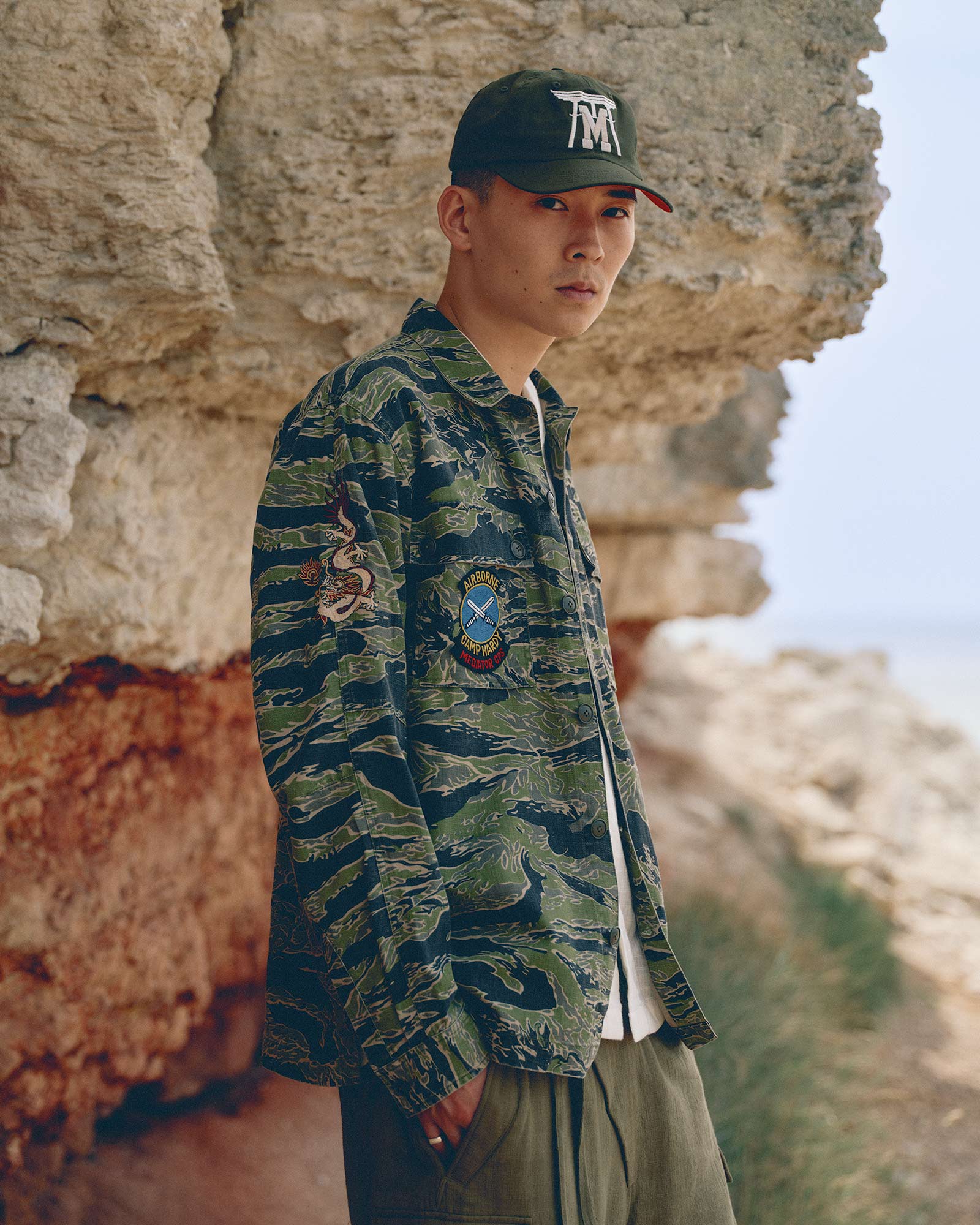 maharishi ジャケット　刺繍 Maharishi Duality Panther MA1 Flight Jacket - Black – Kith Europe
