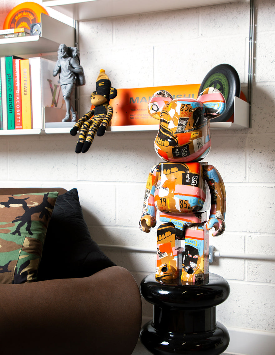 Medicom Be@rbrick Andy Warhol × Jean-Michel Basquiat #2 1000%