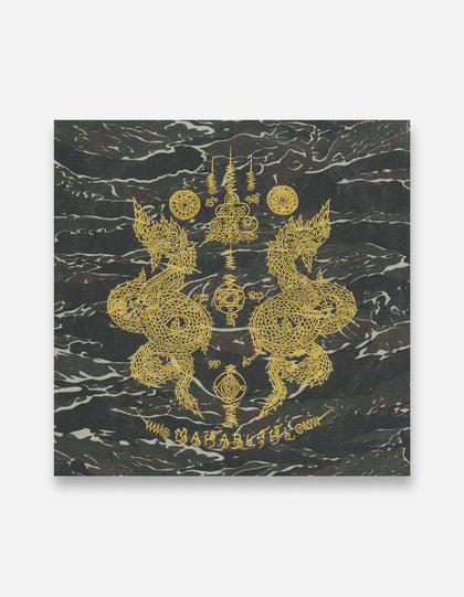 7717 Naga Embroidered Canvas Jungle