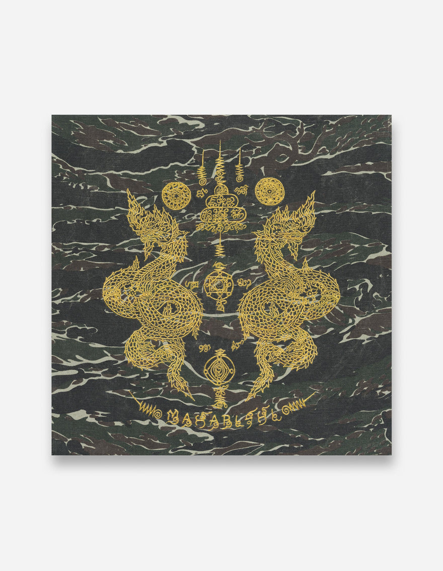 7717 Naga Embroidered Canvas Jungle