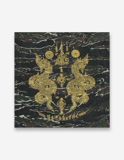 7717 Naga Embroidered Canvas Jungle
