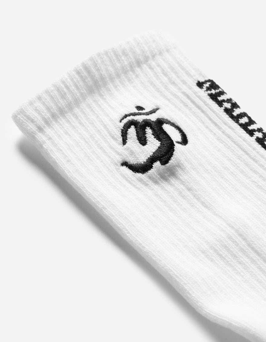 7462 Dark Horse Tabi Sport Sock White