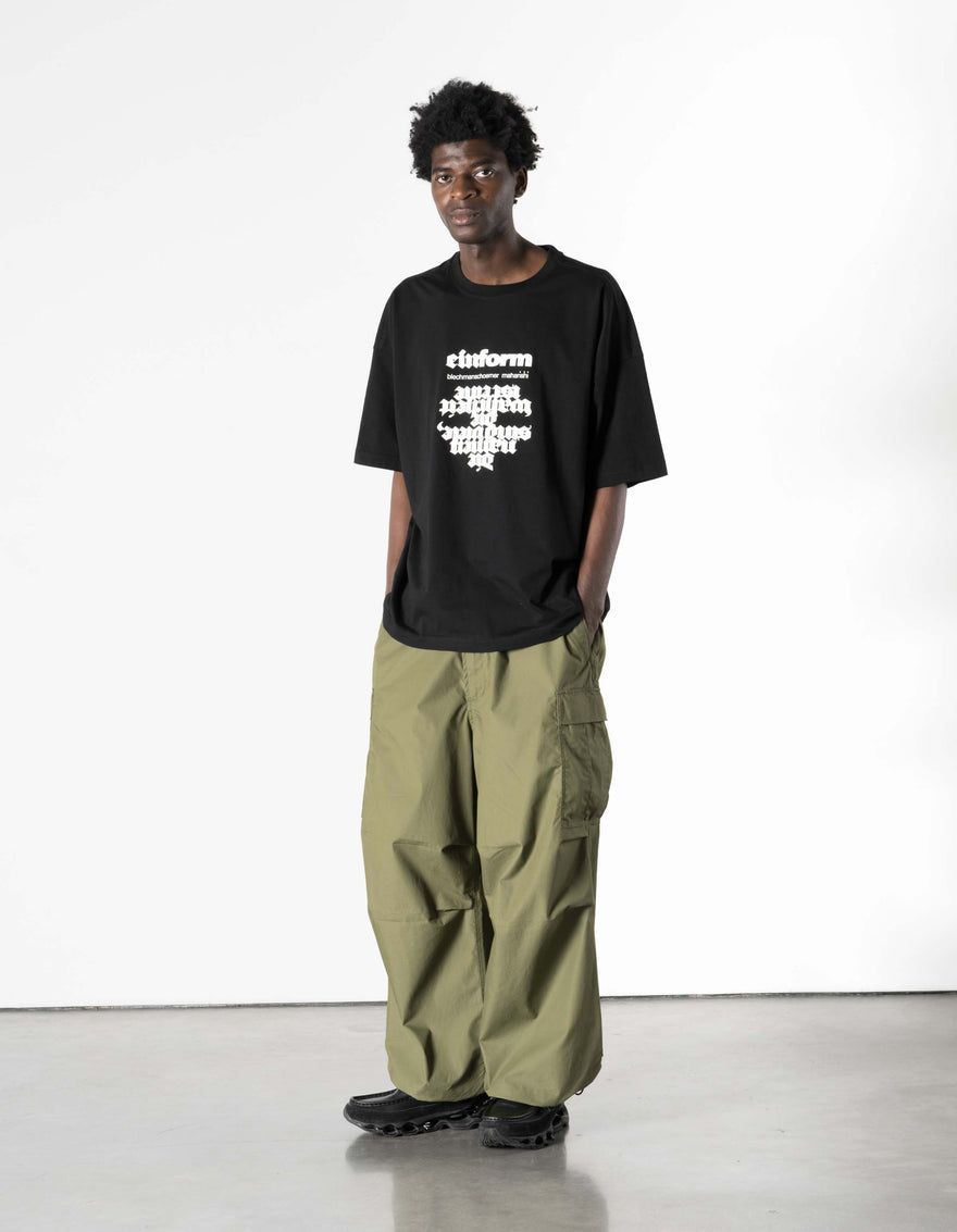 7397 Maha Einform Oversized S/S T-Shirt Black