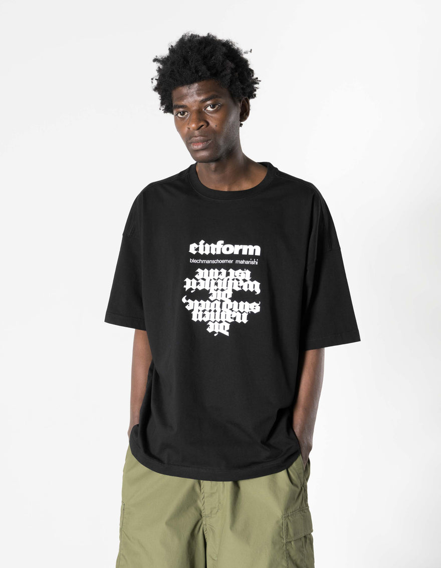 7397 Maha Einform Oversized S/S T-Shirt Black