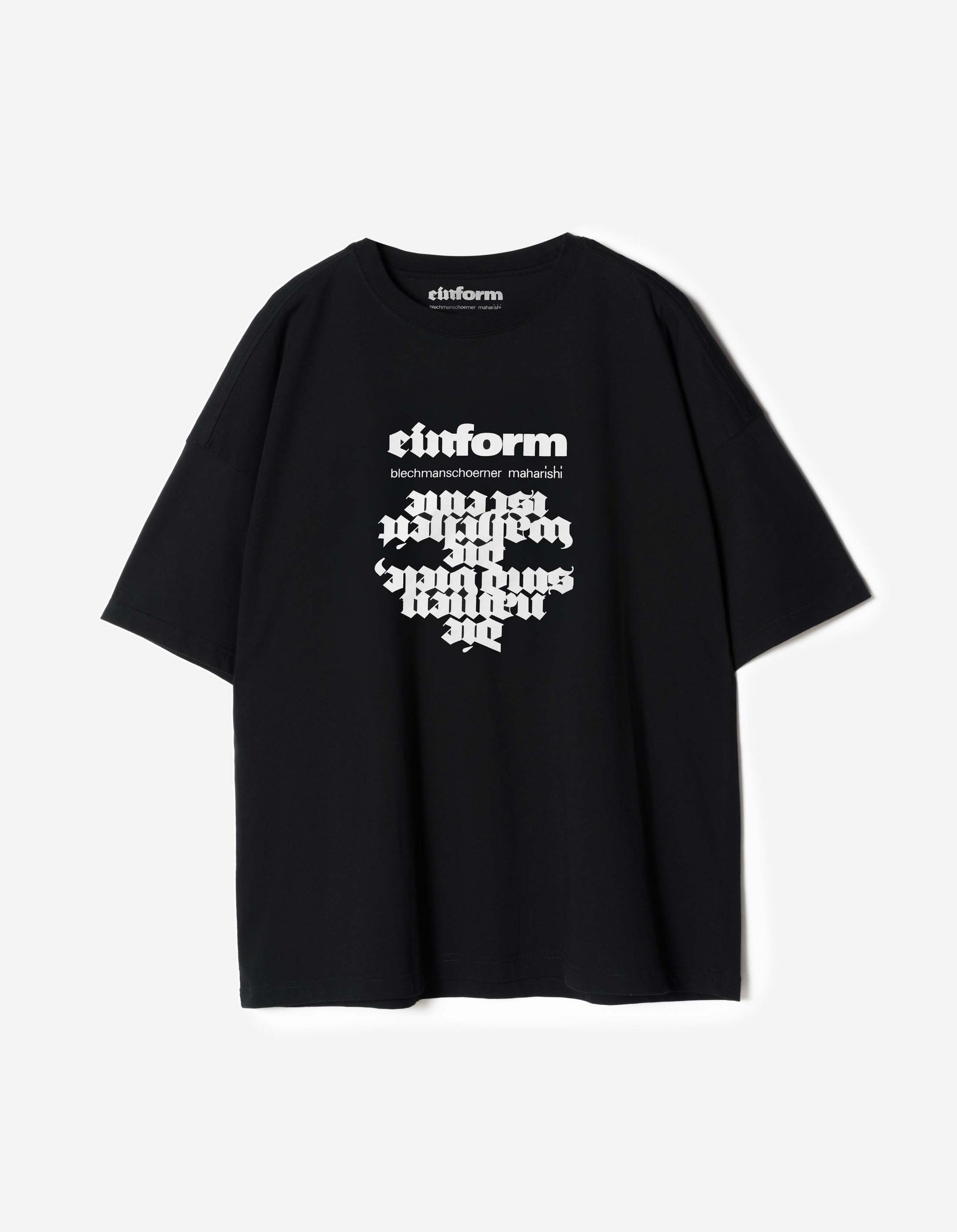 7397 Maha Einform Oversized S/S T-Shirt Black