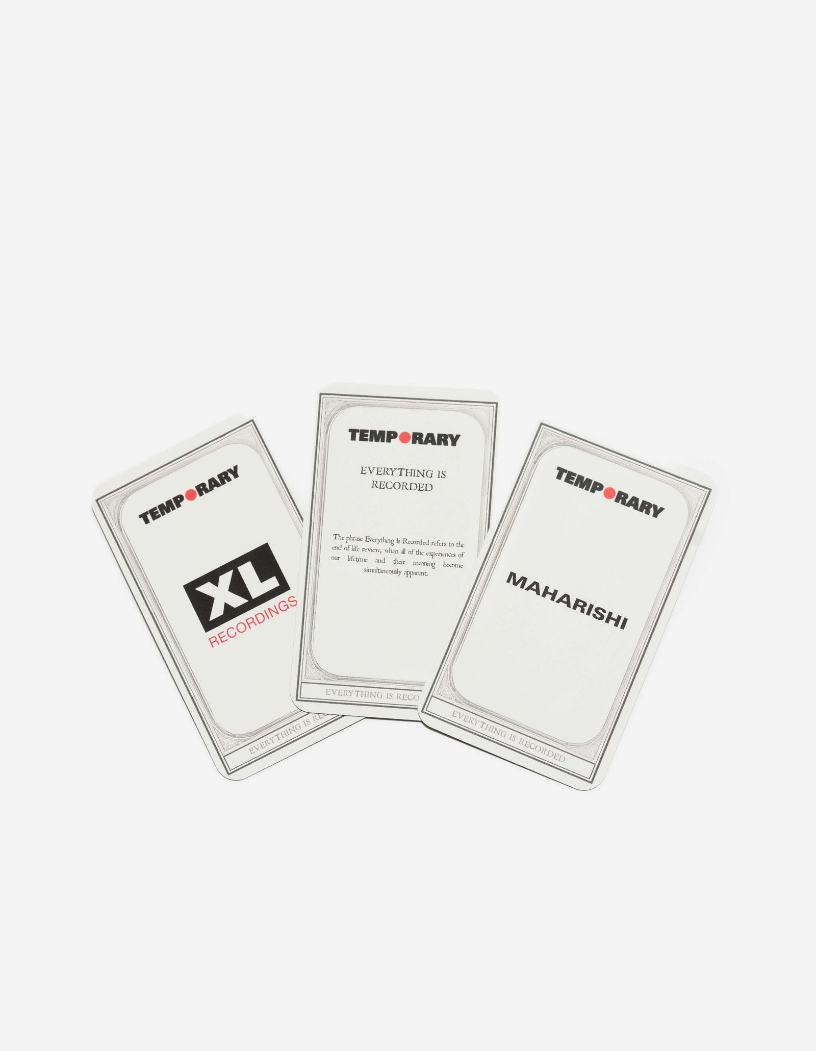 Everything is Recorded - Zodiac Cards Boxed Set with Temporary LP Cassette