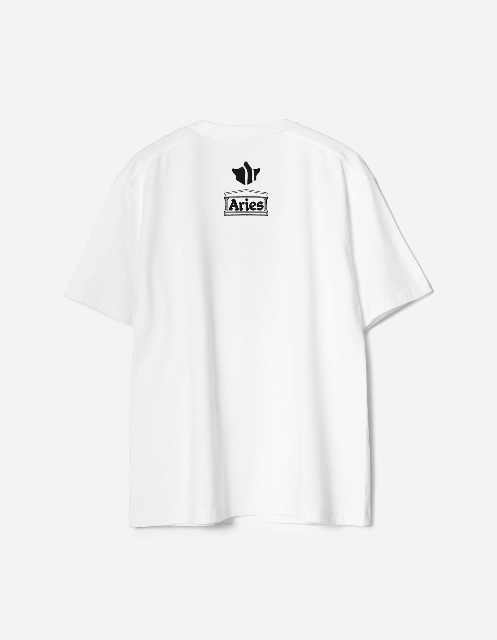 7745 Maha Aries Organic Zodiac T-Shirt White