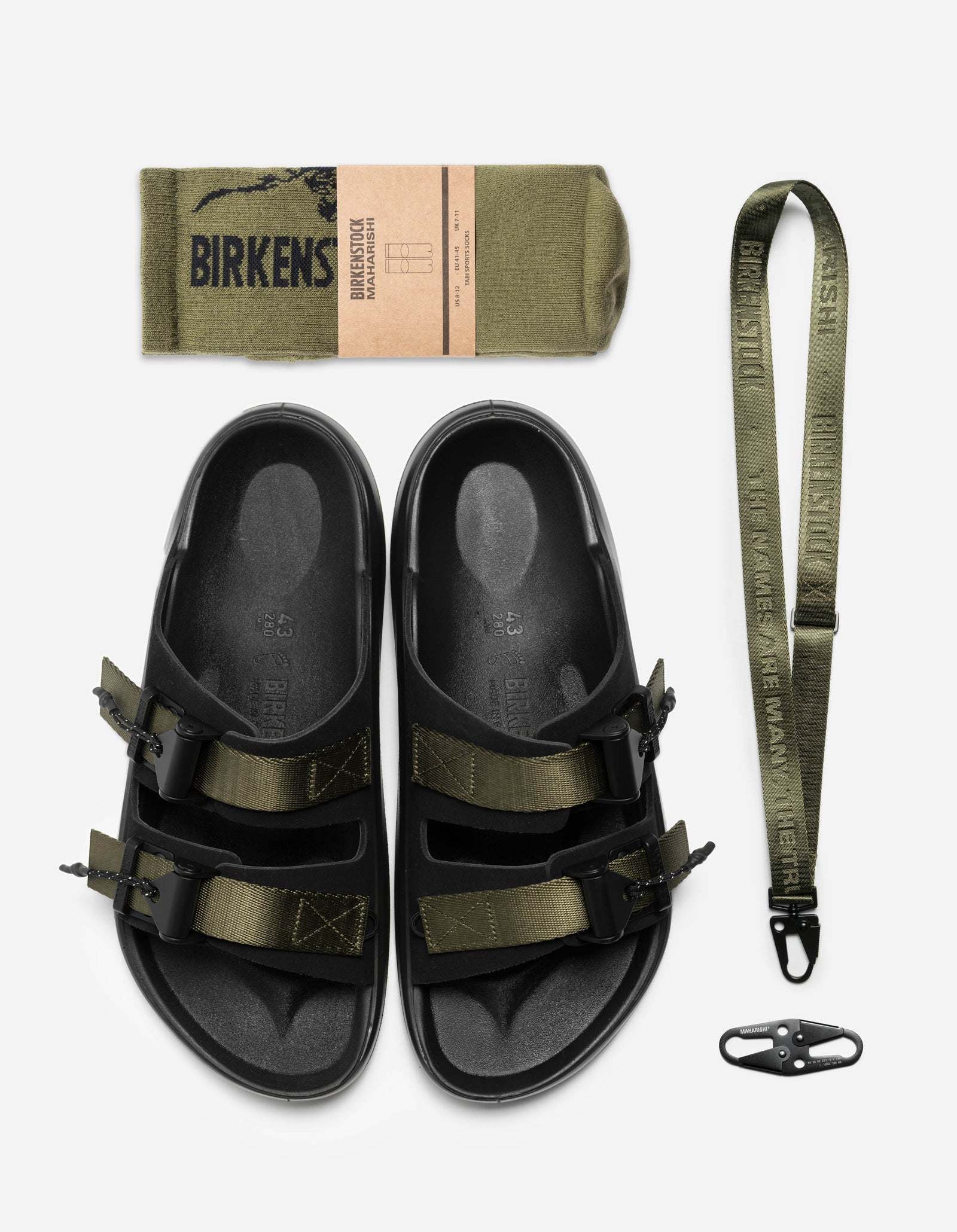 Birkenstock Maharishi Mogami Terra Tech Pack Black/Olive