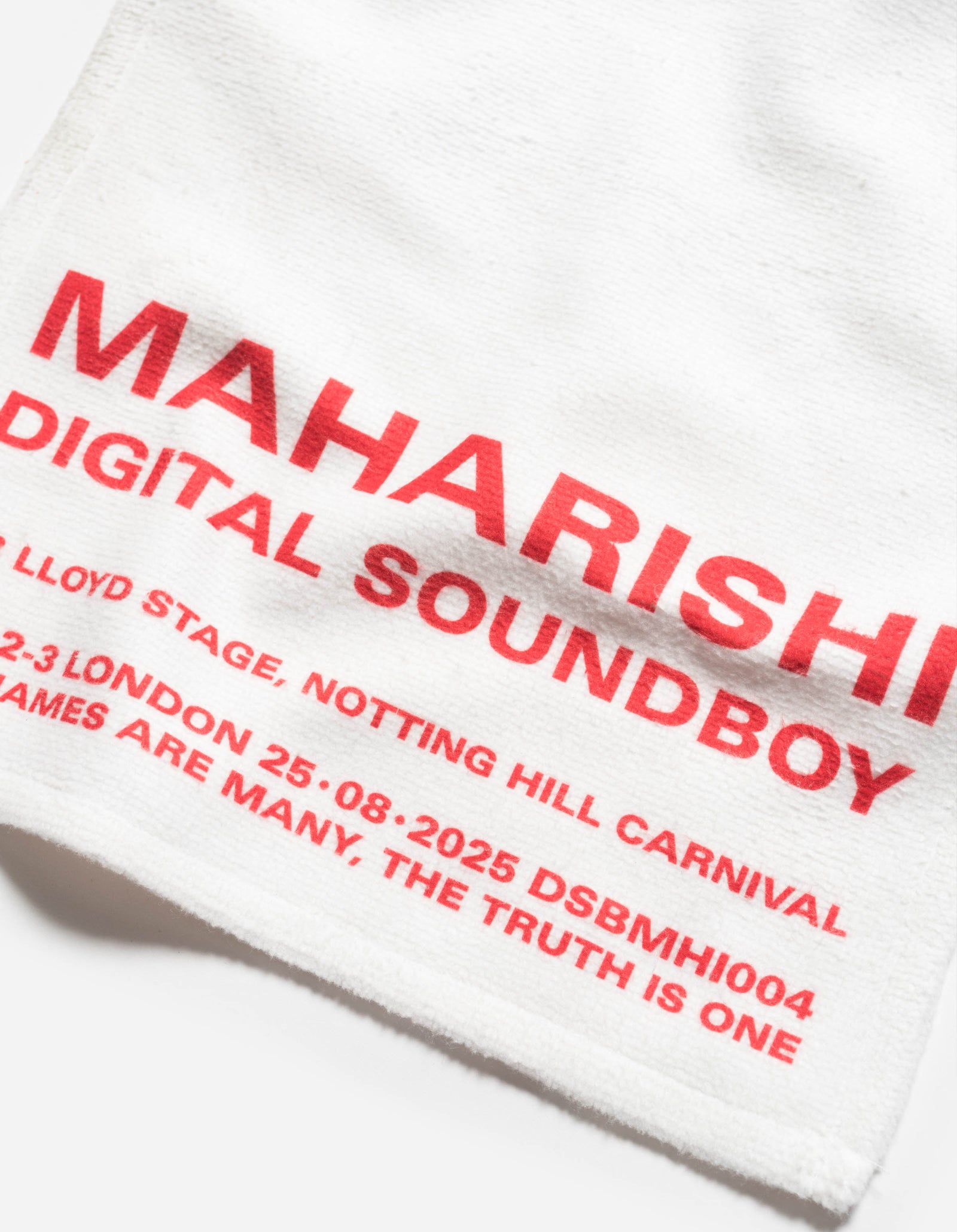 7415 Maharishi DSB004 Towel White