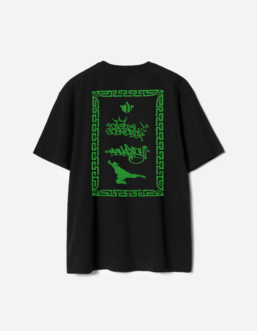 7414 Maharishi DSB004 S/S T-shirt Black/Green