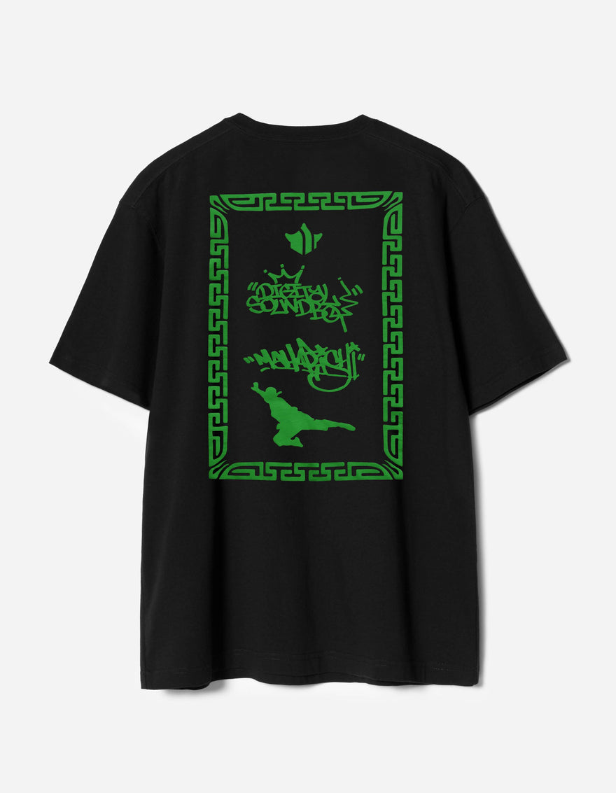 7414 Maharishi DSB004 S/S T-shirt Black/Green