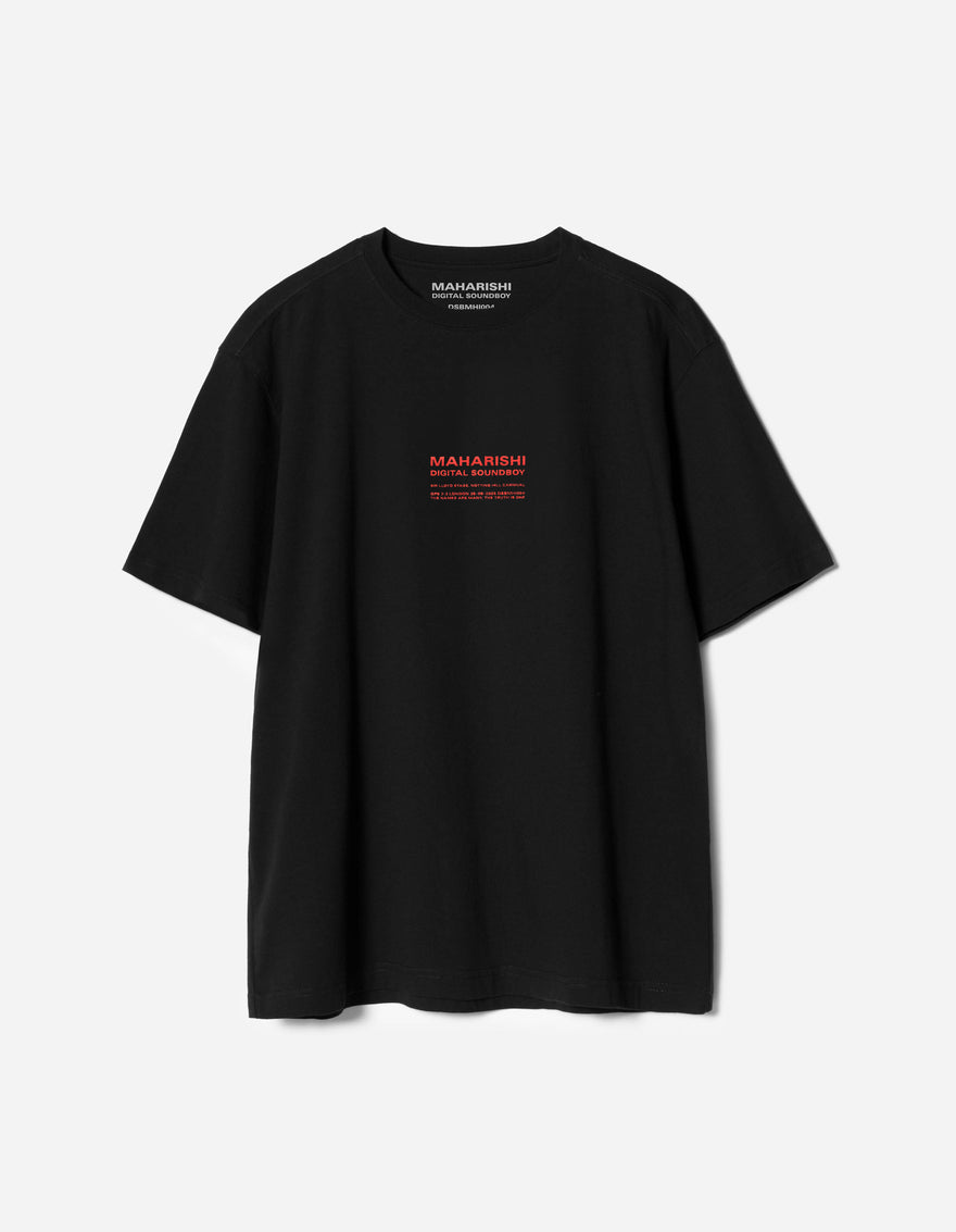7414 Maharishi DSB004 S/S T-shirt Black/Red