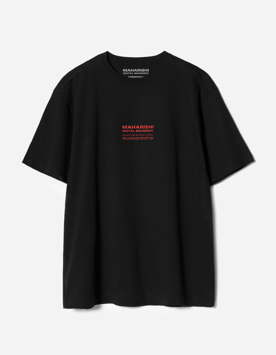 7414 Maharishi DSB004 S/S T-shirt Black/Red