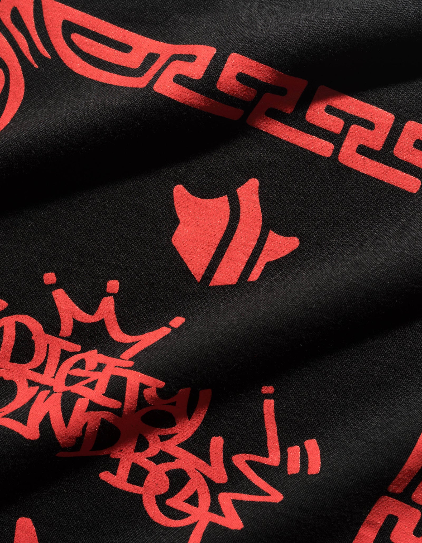 7414 Maharishi DSB004 S/S T-shirt Black/Red