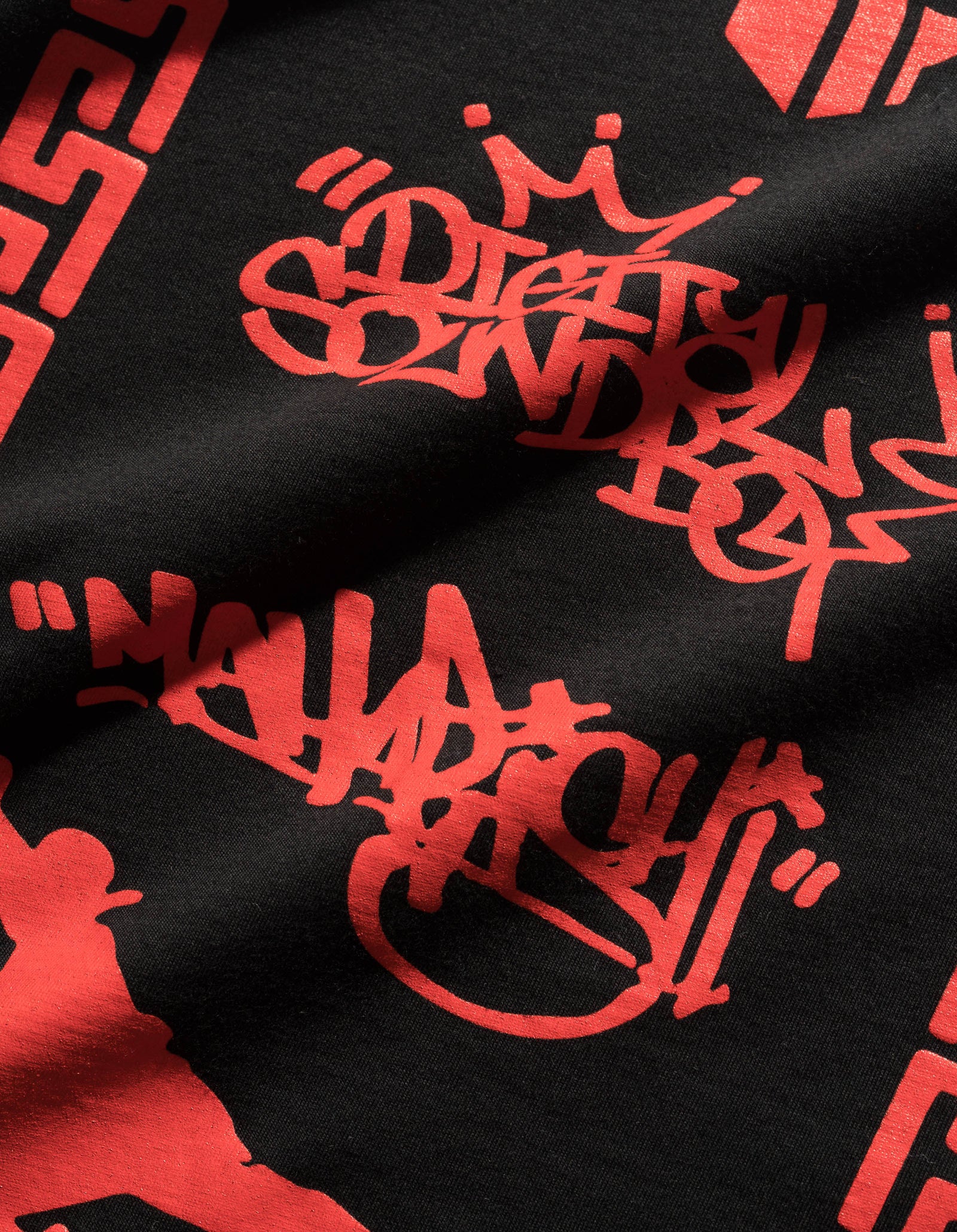 7414 Maharishi DSB004 S/S T-shirt Black/Red
