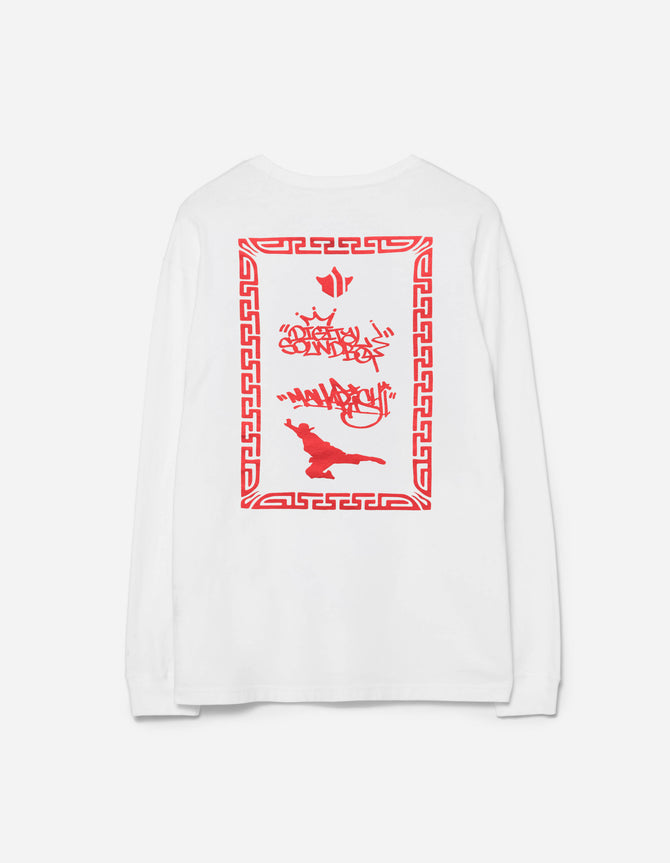 7413 Maharishi DSB004 L/S T-shirt White