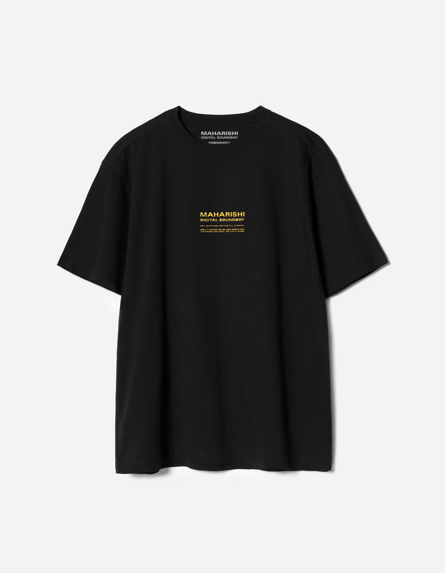 7414 Maharishi DSB004 S/S T-shirt Black/Gold