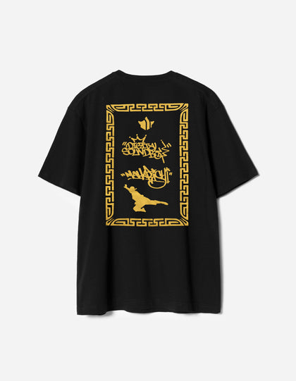 7414 Maharishi DSB004 S/S T-shirt Black/Gold