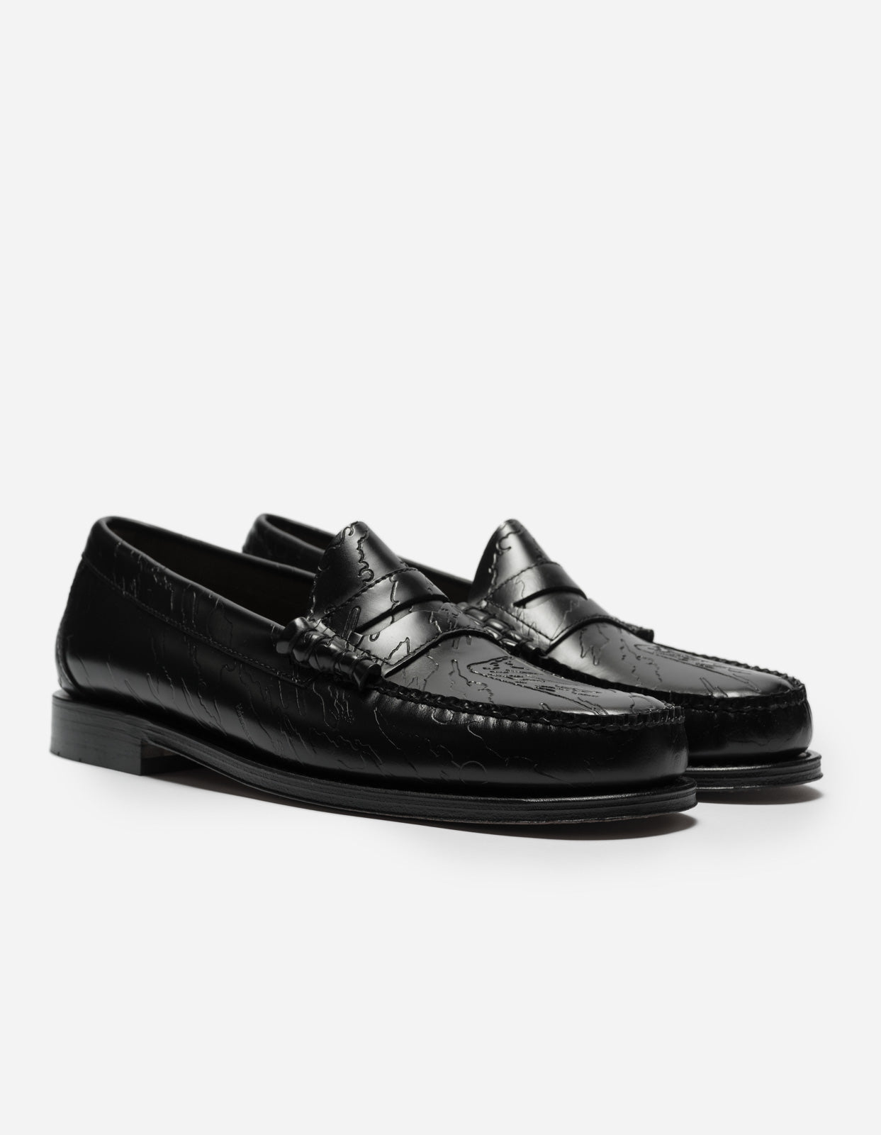 G.H. Bass for Maharishi Weejuns Black